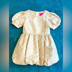 LILLY PULITZER GIRL MINI MOIRAINE DRESS Size 4